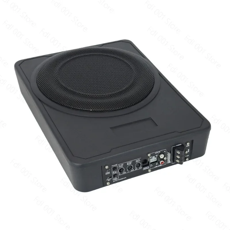 Car 8 Inch 10 Inch Ultra Thin Subwoofer Car Audio Pure Bass Subwoofer With Cable Full Aluminum Alloy