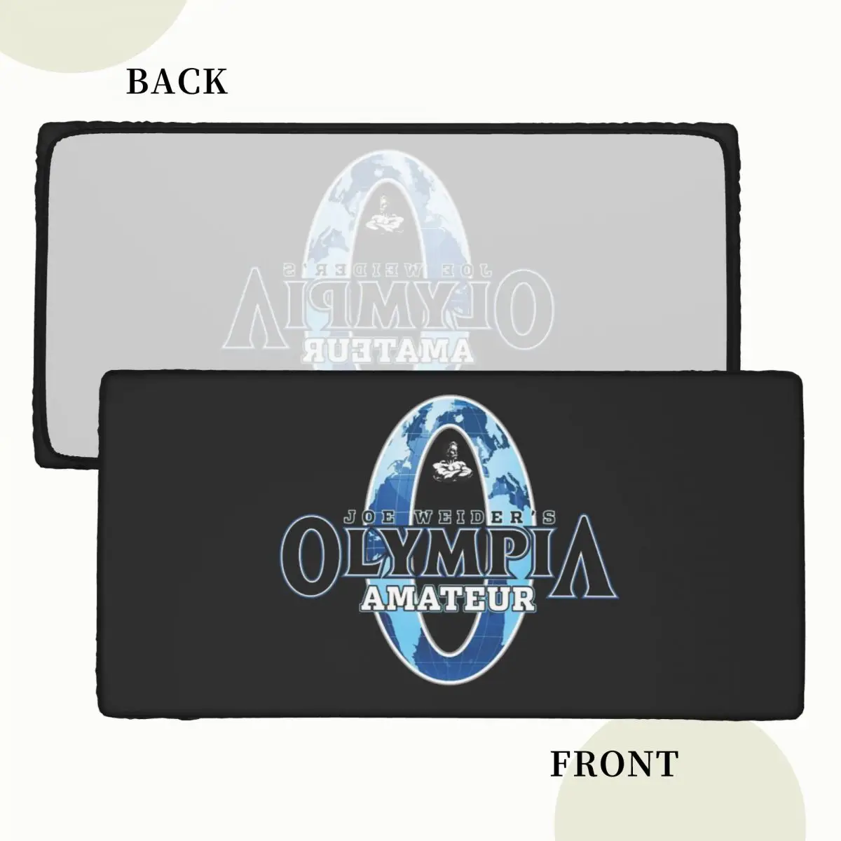Future Mr OLYMPIA Motivations Custom Rectangular Tablecloth Oilproof Table Cover for Dining Events Table Cloth