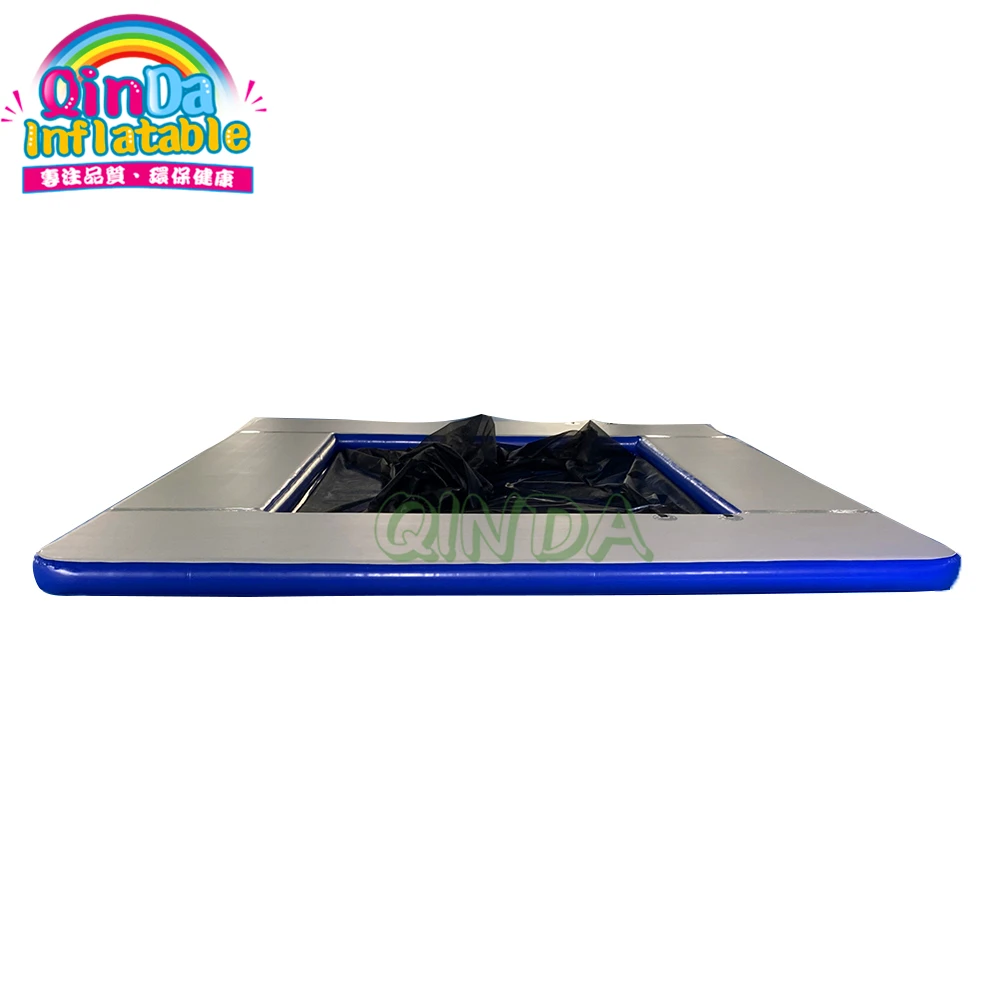 Foldable Inflatable Yacht Floating Ocean Sea Swimming Pool With Anti Jellyfish Net