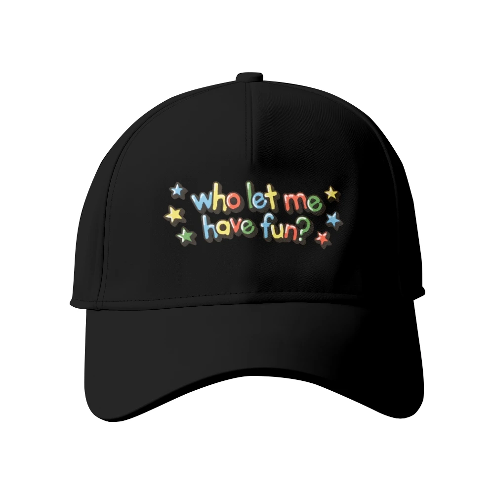 Cody Ko Who Let Me Have Fun Baseball Caps Women Men Summer Outdoor Sports Cap Fashion Hats