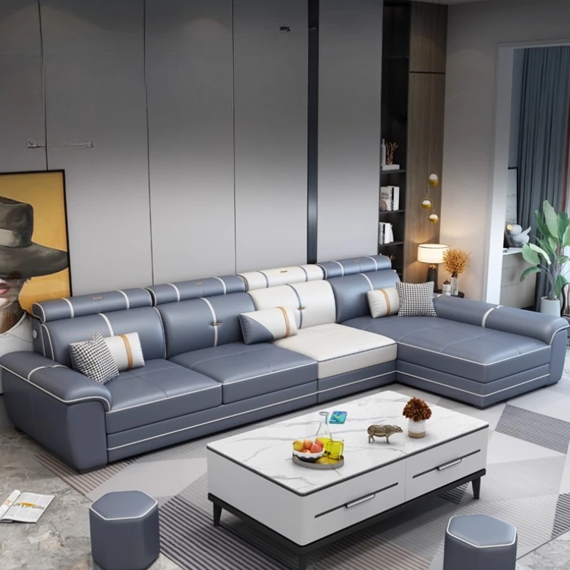 

Italian Comfortable Sofas Adults Floor Designer Modern Sofa Living Room Leather Articulos Para El Hogar Home Accessories