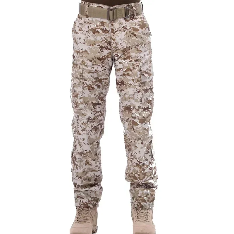 DulRipstop-Pantalon militaire de qualité camouflage, uniforme de chasse noir, style désert, vente en gros de documents