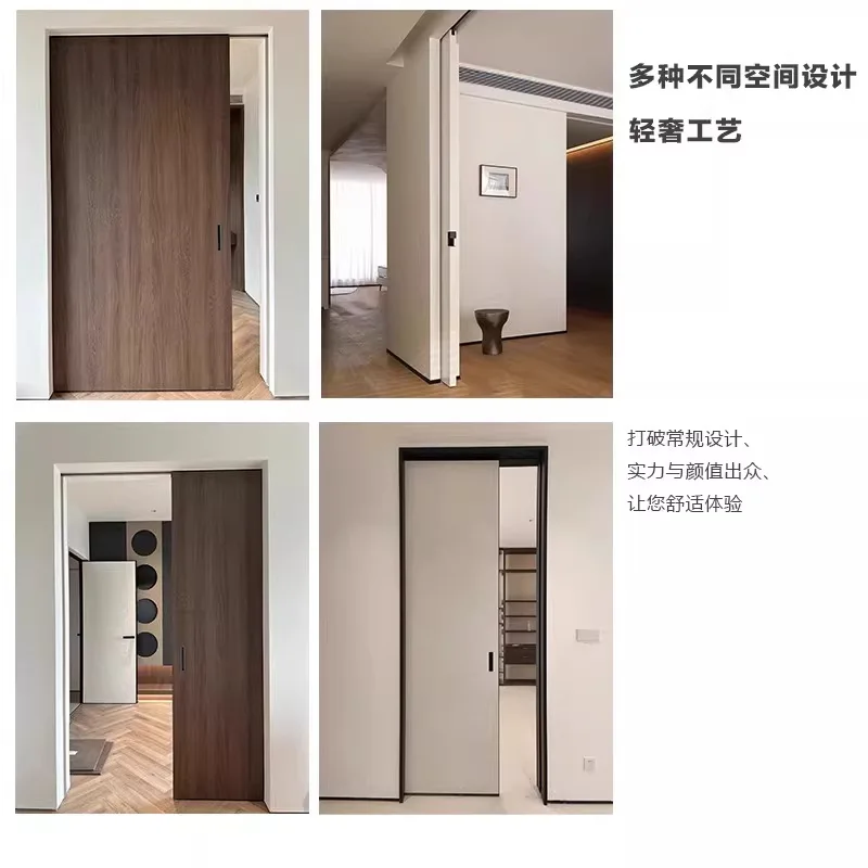 

Electric hidden pocket door guide rail automatic door hanging rail sliding door track five accessories