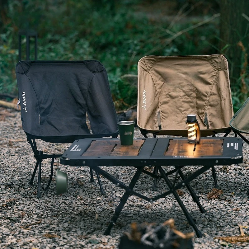 

Lightweight Camping Moon Chair Foldable Aluminum Alloy Fishing Beach Chair Outdoor Portable Fishing Foldable Cool Camping Gear