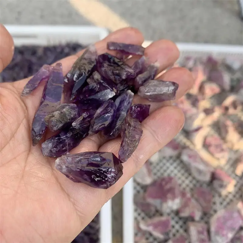

500g Natural Amethyst Freeform Point Carving Stones Pocket Natural Chakra Healing Crystal Reiki Spiritual Therapy Minerales 1PCS