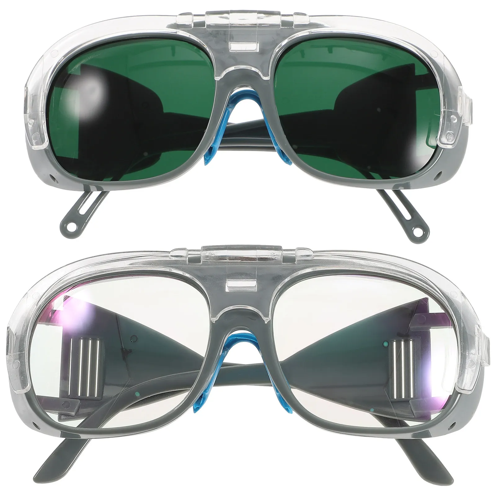 

2Pcs Welding Goggles Safety Protective Glasses Double Layer Anti-Uv Eye Shield for Welding Grinding Cutting