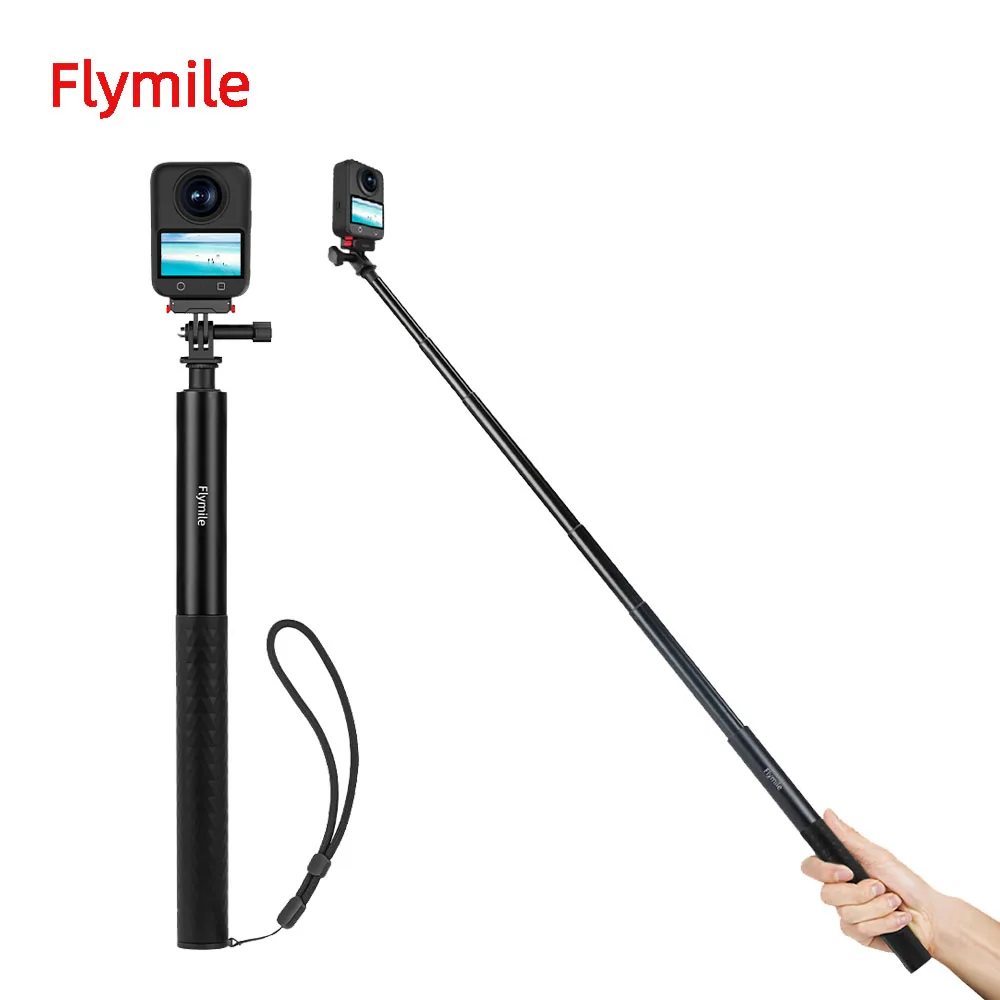 

Flymile 1.3m Invisible Selfie Stick for DJI Osmo 360/Pocket 3/Action 5 Pro/Insta360 X5 Panoramic Camera Accessories 1/4 Screw