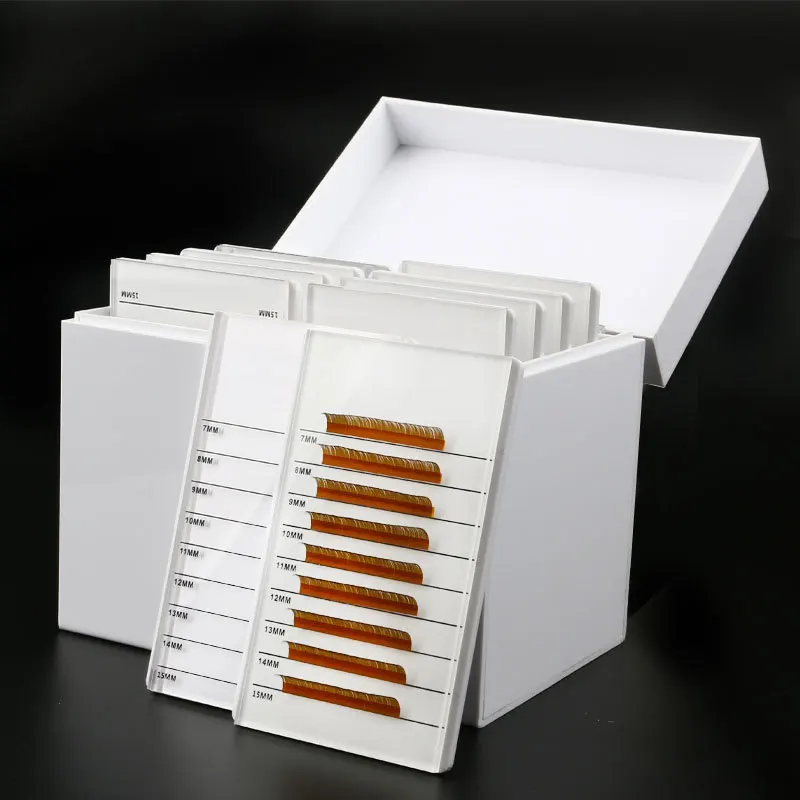 10-Layer Eyelash Storage Box Acrylic Eyelash Beauty Grafting Eyelash Tool Dustproof Storage Box Customization