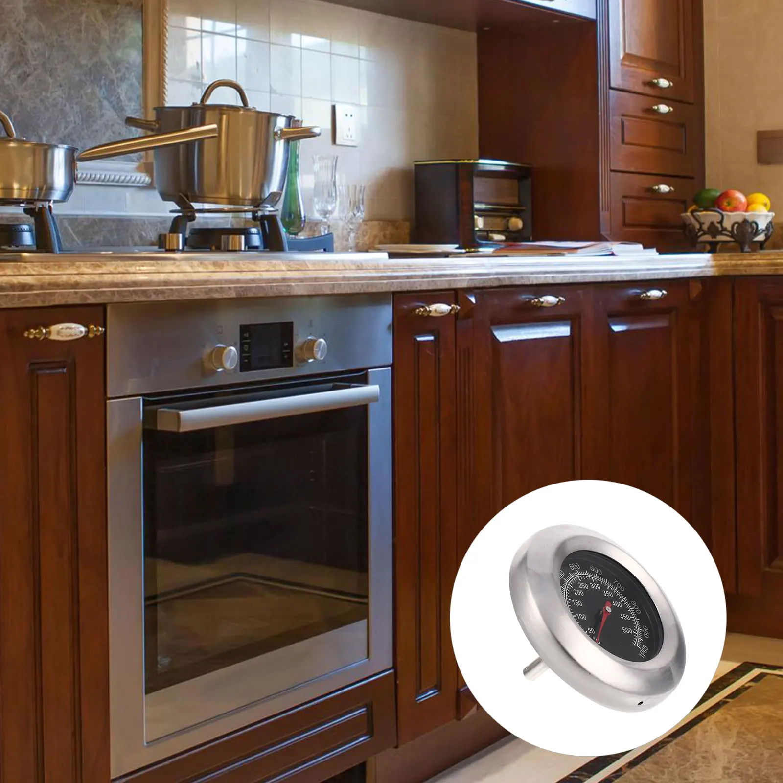 

Oven 500℃ To 500℃ Thermometer Baking Thermometer Bbq Bbq Temperature Measuring Tool Temperature Measuring Tool Kitchen Gadget