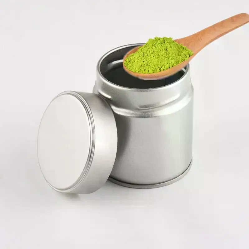 Pcs Portable Mini Matcha Powder Can Thick Tinplate Tea Sealed Jar Spice Storage Box Container Box Kitchen Gadgets Household 1