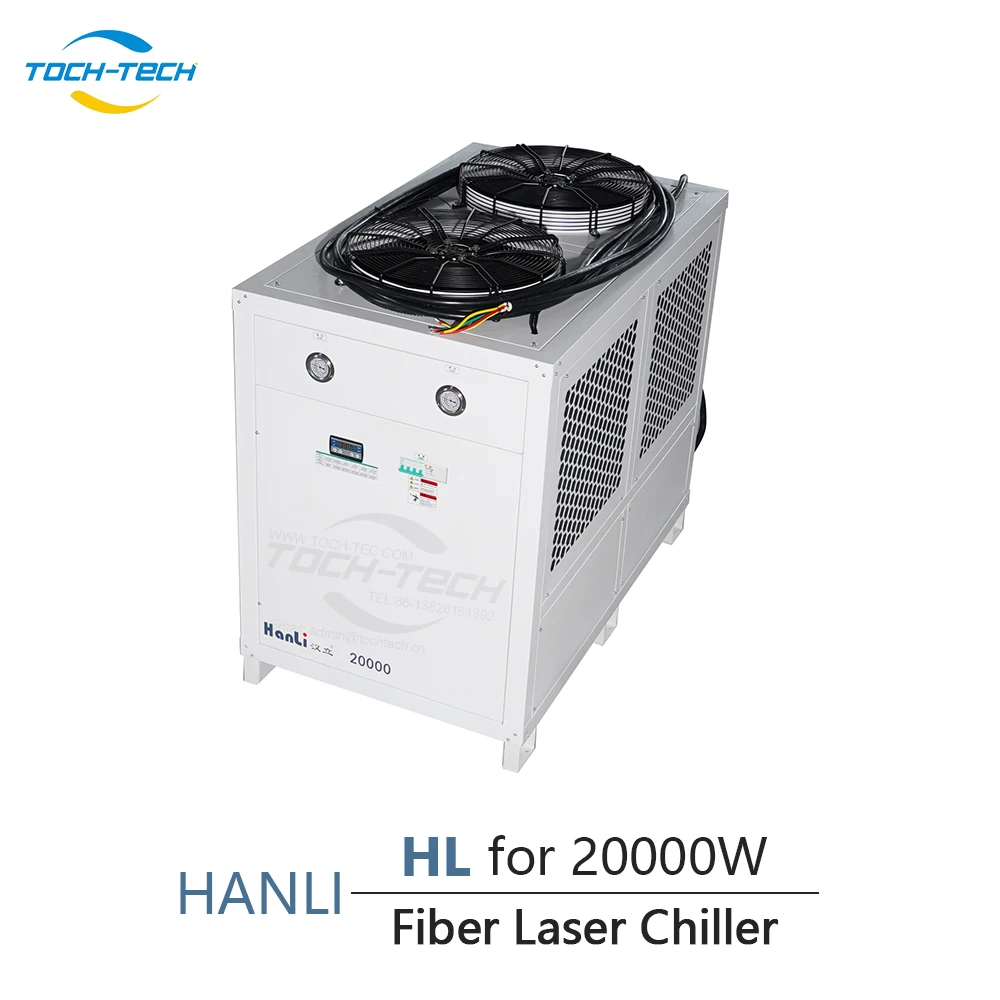 Cooling Capacity Water Cooled Machine HANLI HL 20000W Fiber Laser Chiller Industrial Chiller For Laser Cutting Machine