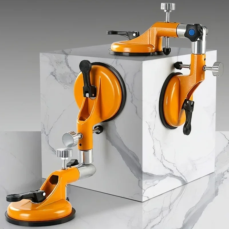 90-Degree Angle-Fixed Splicing Suction Cup Leveling Tool for Glass Tile Stone Slab Countertop - inside & outside Corner Joint