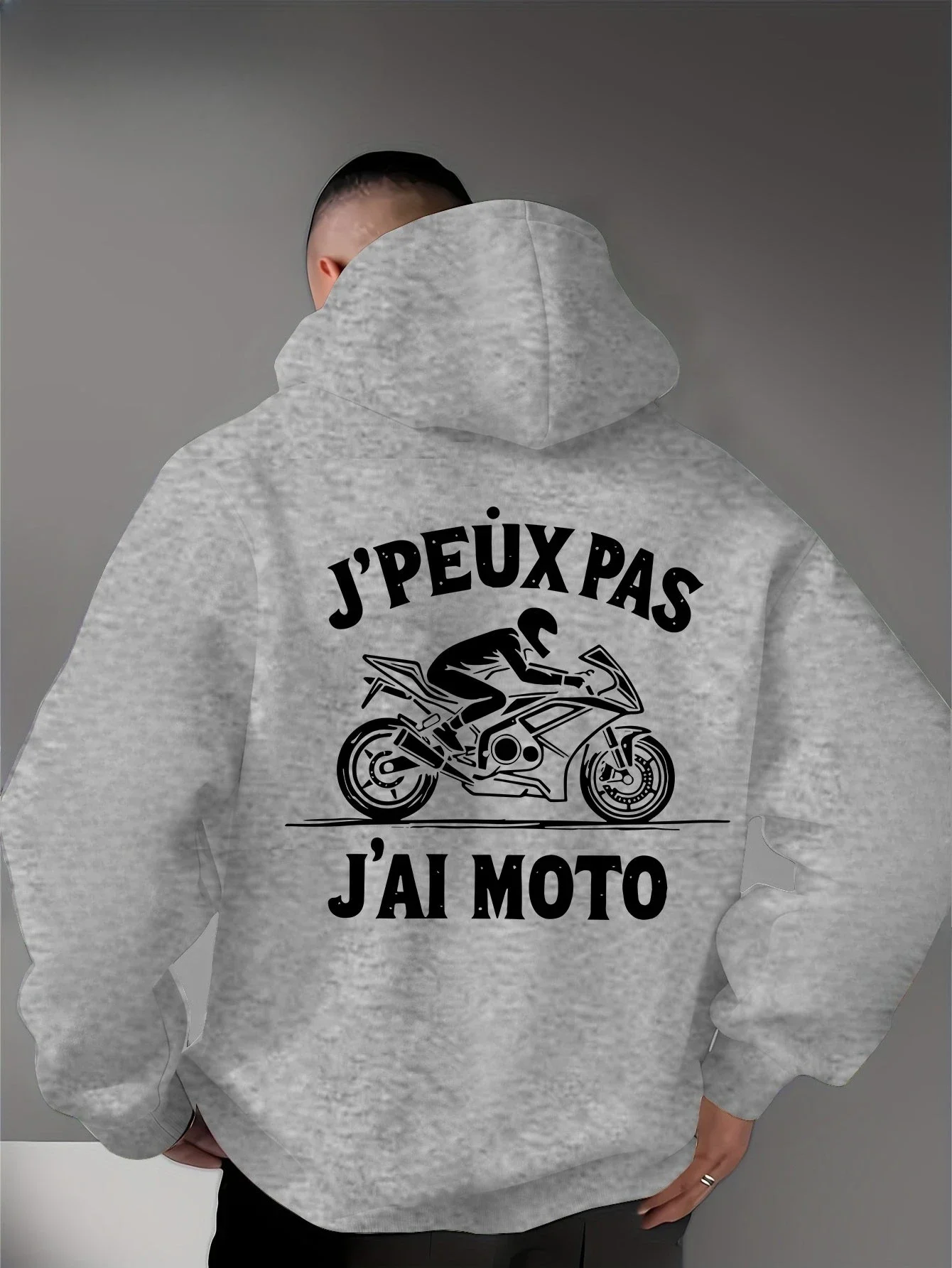 Biker Hoodie Unisex Moto Motorcycle Racing Sportbike Rider Funny Quote French Trendy Oversized Sport Sweatshirts
