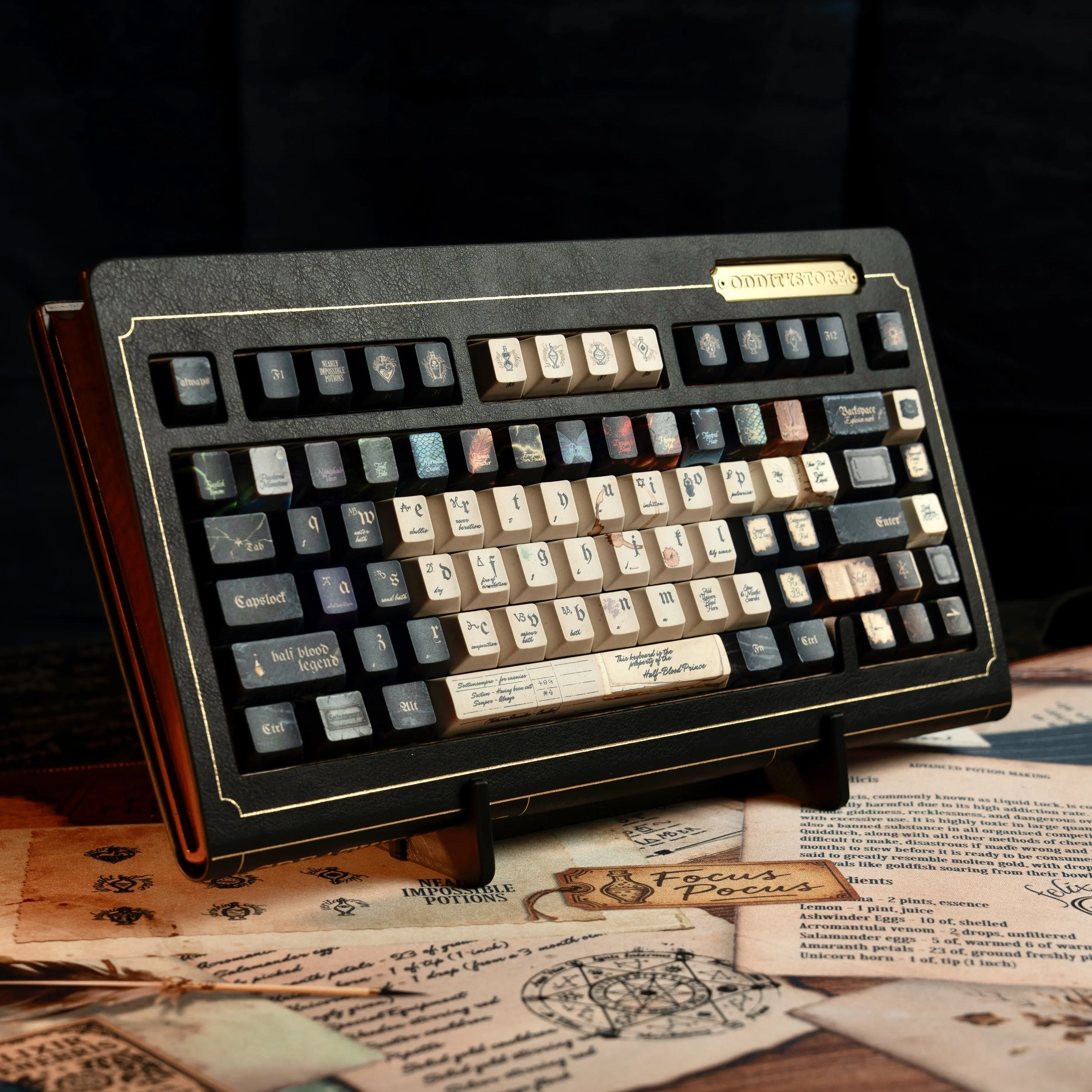 Potion Class Keycaps Set Magic Series Themed Keycap PBT Cherry Profile Custom Original Handmade Artisan Keyboard Accessories