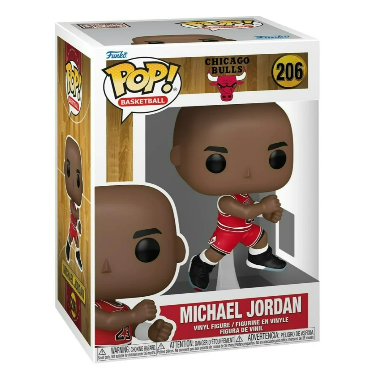 Funko Pop! Original NBA: Bulls - Michael Jordan - ('89) Figura de Vinilo de la "The Shot" - Idea de Regalo para Aficionados al Deporte - Figura Coleccionable para Aficionados