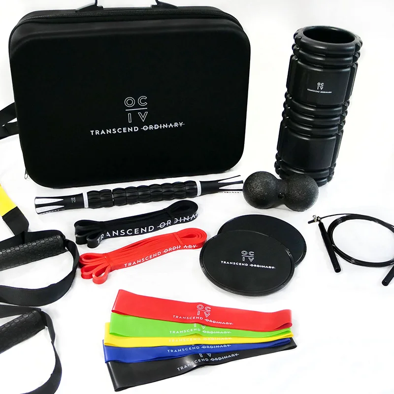 

8 in 1 Gym Yoga Fitness Foam Roller Set for Myofascial Release and Increase Mobility Back Pain Relief Exercise Deep Tissue Leg