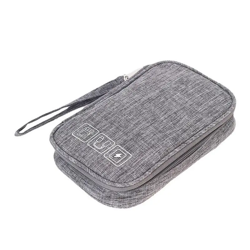 【C】Cable Storage Bag Electronic Organizer Digital Charger Wires USB Power Pouch Portable Travel Accessories Supplies view 5