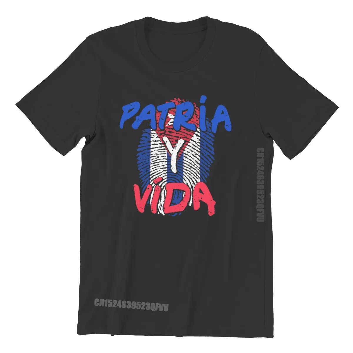 Patria Y Vida Patria O Muerte Homeland And Life Newest Tshirts For Men Viva Cuba Libre Flag Men T Shirts Tops Big Size