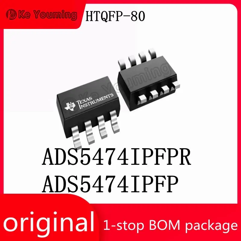 

1PCS ADS5474IPFPR ADS5474IPFP HTQFP-80 Integrated Circuit (IC) Data Acquisition, Analog-to-Digital Converter (ADC)