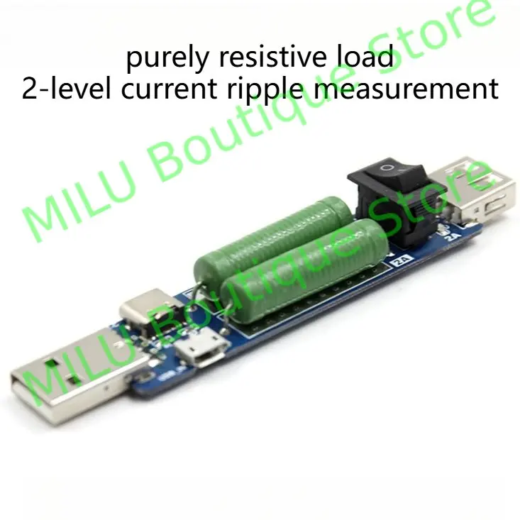 Ripple & Cable Resistance Measurement USB-C Pure Resistive Load Multi-function Adapter Board for Voltage/Current Electronic Load