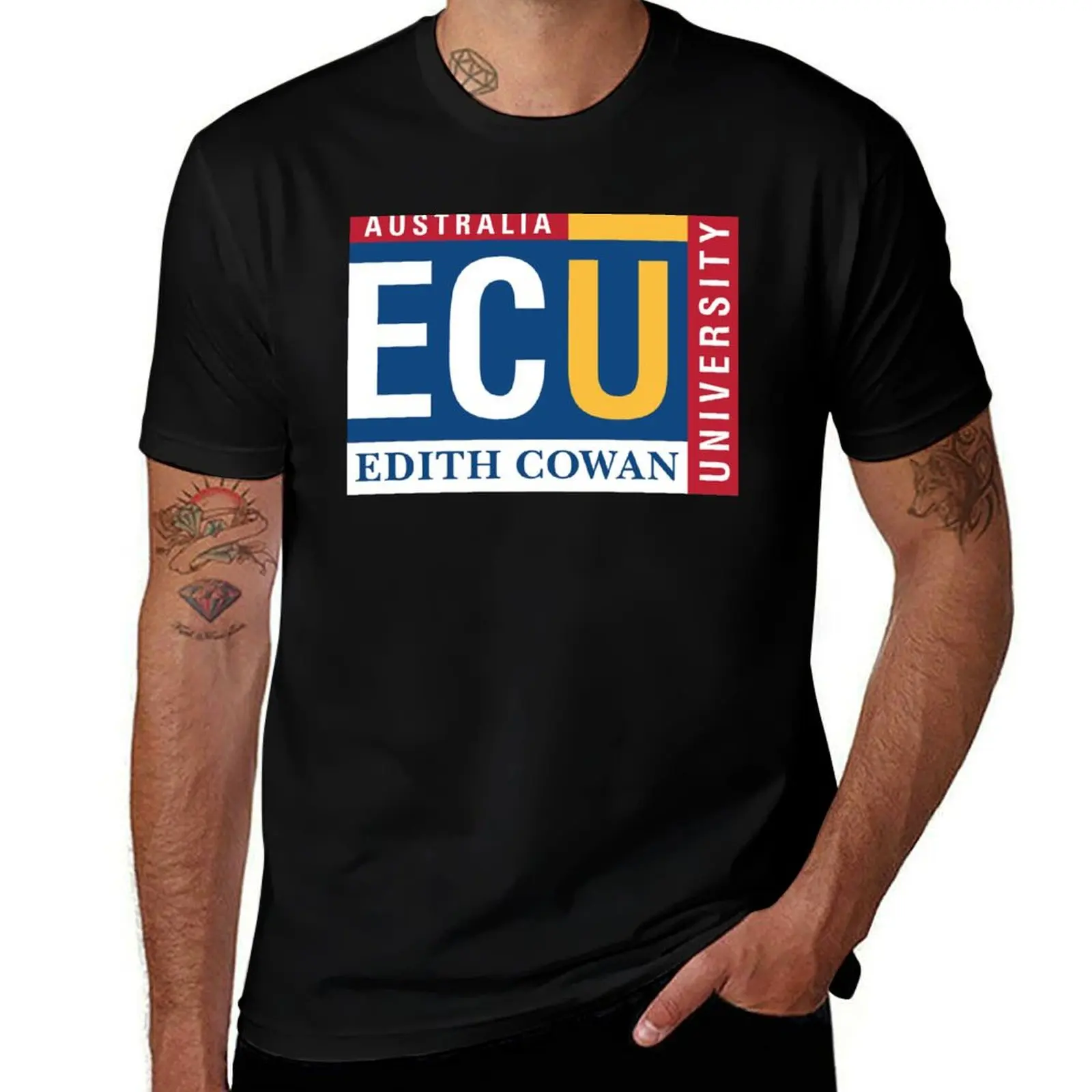 Edith Cowan University T-Shirt Casual Trendy Short Sleeve T-Shirt