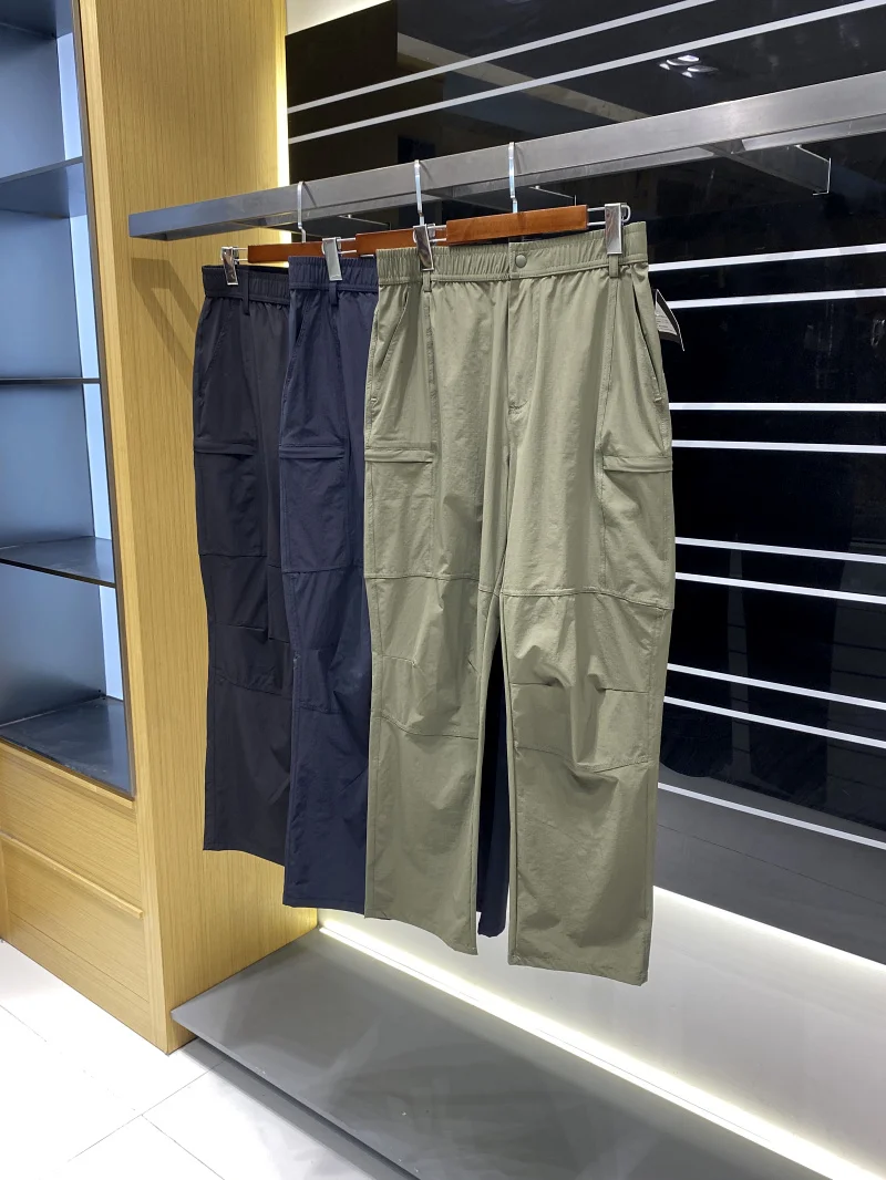 

Outdoor Men's Casual Pants Windproof Waterproof Straight Leg Tailoring ape Nylon Fiber Autumn Season Faionable Trousers