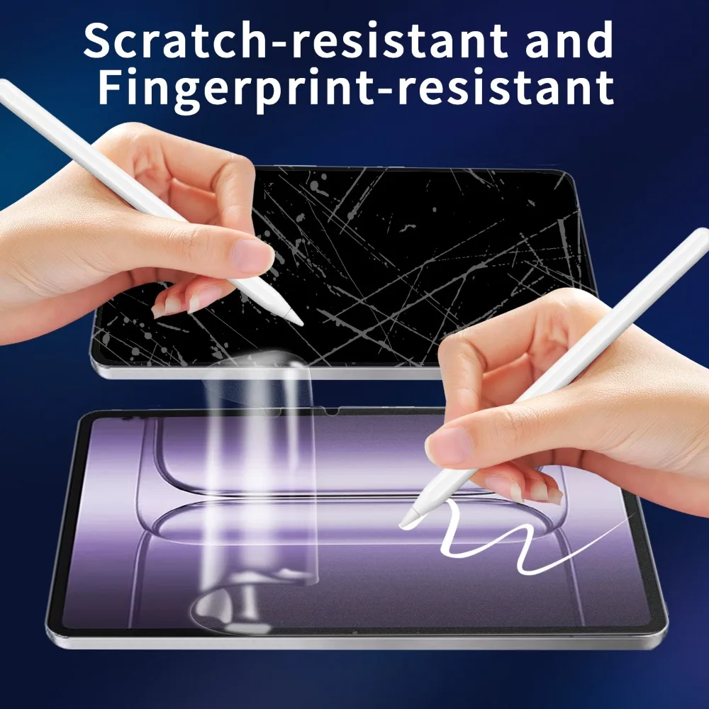 Soft Hydrogel Film for OnePlus Pad 3 13.2-inch Paper Screen Protector Anti-Scratch Tablet Protective Film for Writing Drawing