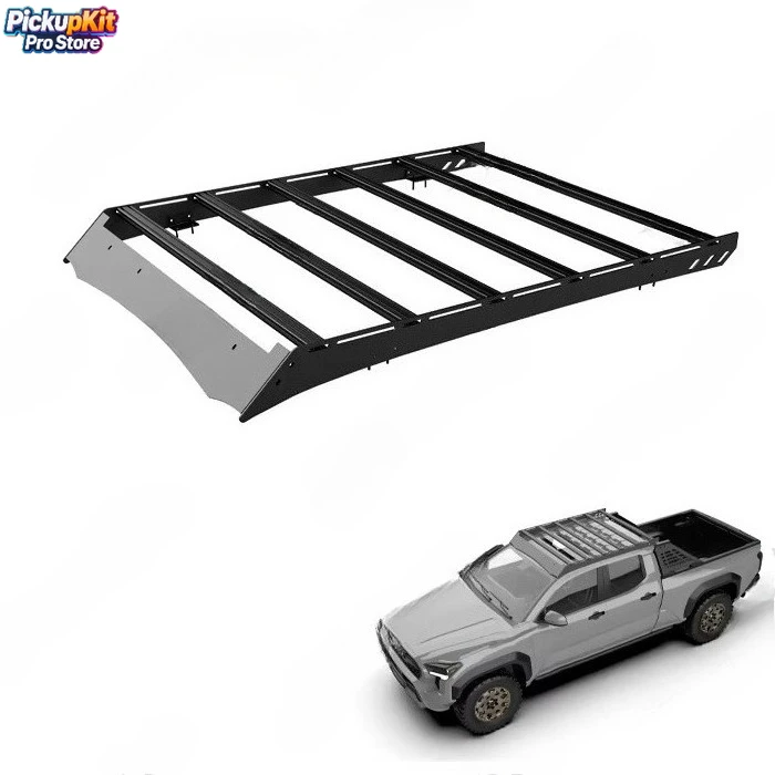 

Heavy-Duty Steel & Aluminum Off-Road Roof Rack Cargo Carrier for Tacoma