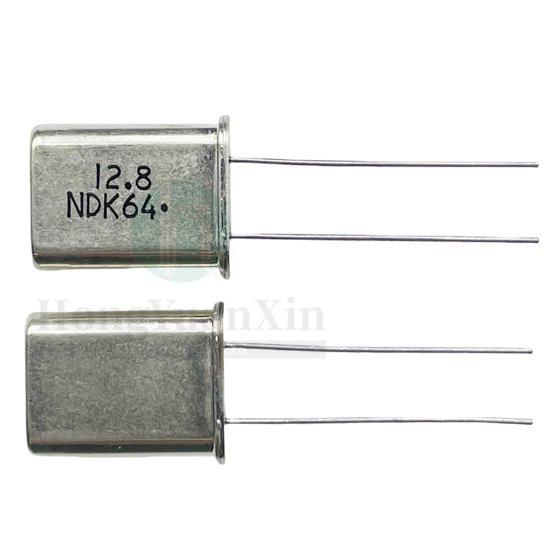 50PCS/imported NDK quartz crystal HC-49U 12.800MHZ 12.8MHZ 12.8M passive crystal 2P