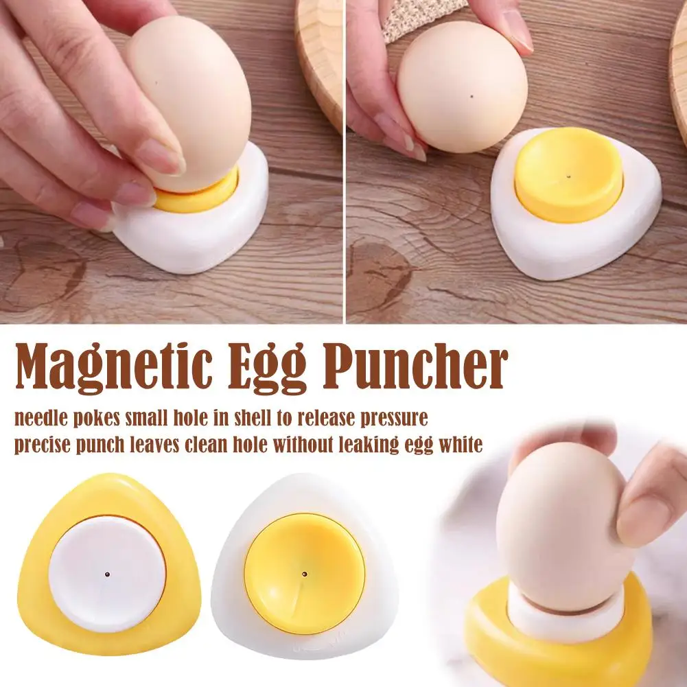 1/2PCS Egg Punch Needle Egg Drill Piercer Household Egg Hole Puncher Anti Crack Egg Tool For Boiled Steamed Eggs Kitchen Cooking