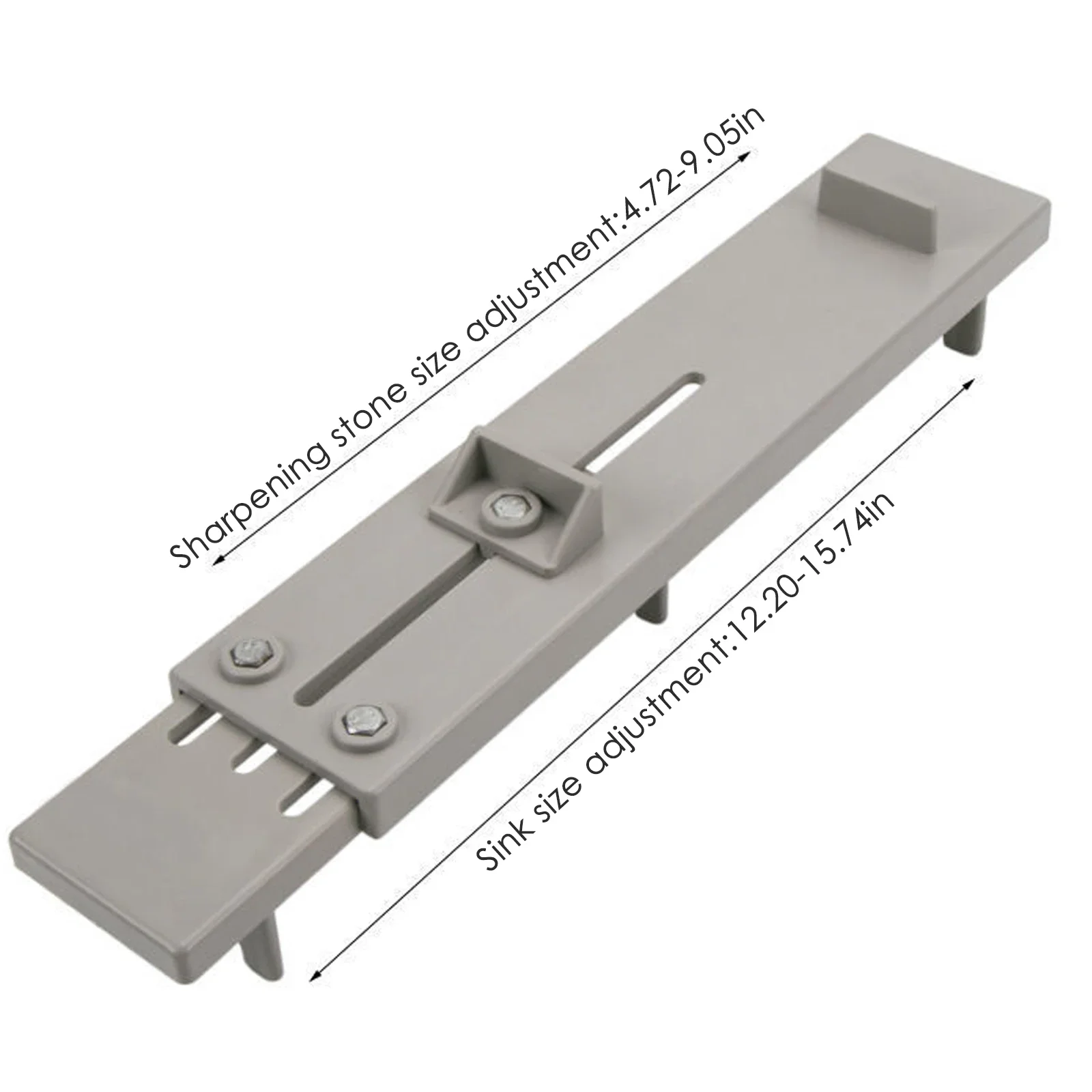 Verstelbare Over Gootsteen Slijpsteen Basishouder, Intrekbare Antislip Whetstone, Slijpen voor mes, Gootsteen Brug Past Keuken