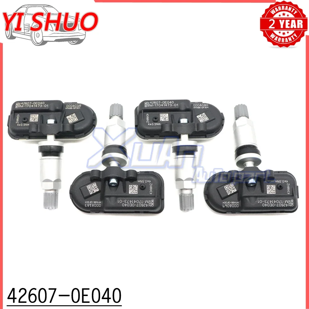 Car New TPMS Tire Tyre Pressure Sensor Monitoring System 42607-0E040 For Toyota Sienna Highlander 2021 434MHz