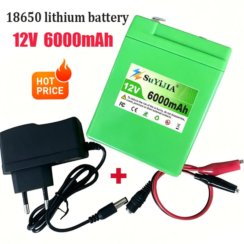 New Origin 12V Rechargeable Lithium Battery Pack Alternative Lead-acid Batteries for Toy Cars LED Lighting Outdoor Battery