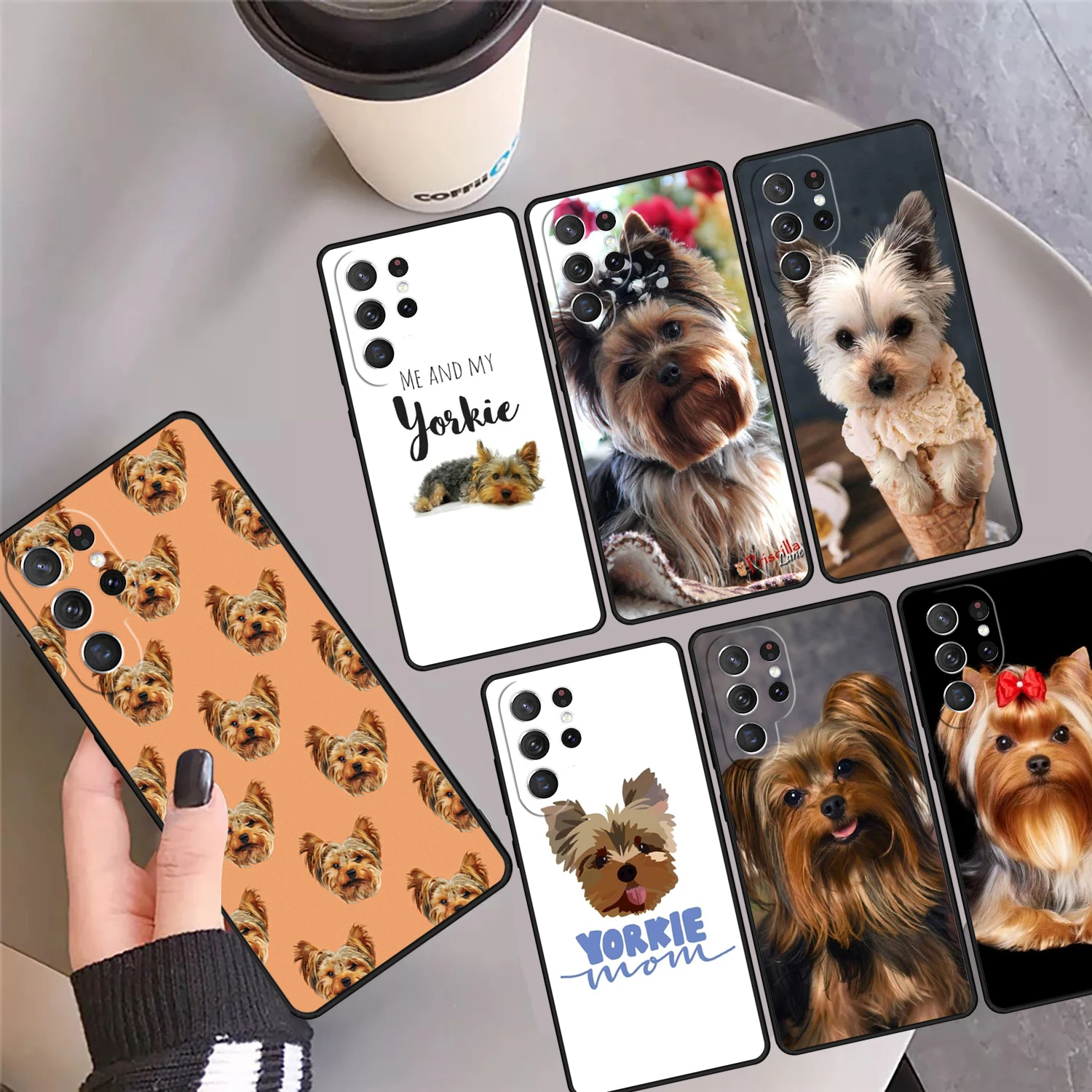 Yorkie Yorkshire Terrier Phone Case Cover For Samsung Galaxy S24 Ultra 23 S22 Plus S21fe Lite S20 S8 S9 S10 Note 10 Pro Note 20