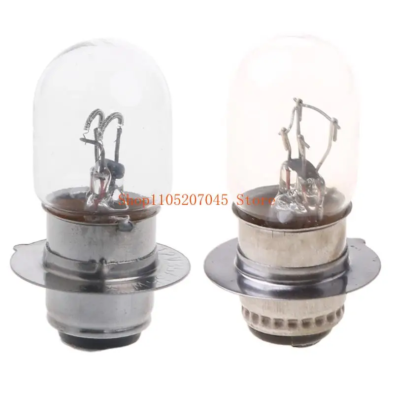 Lâmpada farol motocicleta fácil instalação 37cd P15D-25-1 para luz branca 12V 35W