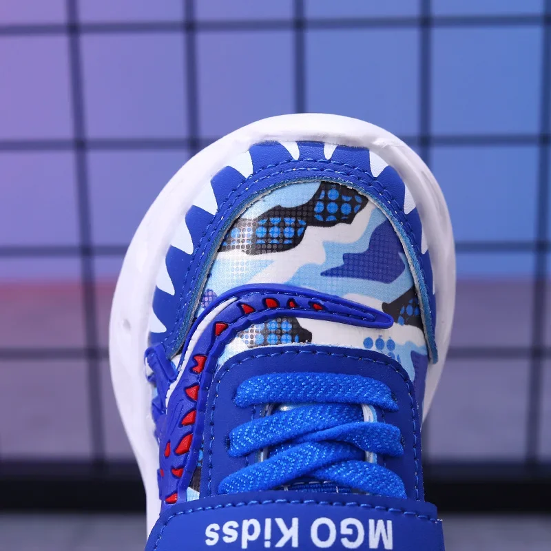 LED Kinder Niedliche Cartoon-Sneaker für Jungen, Lässige Kinderschuhe, Mädchen Atmungsaktive Mesh-Leuchtschuhe, Beleuchtete Babyschuhe – Detail 13