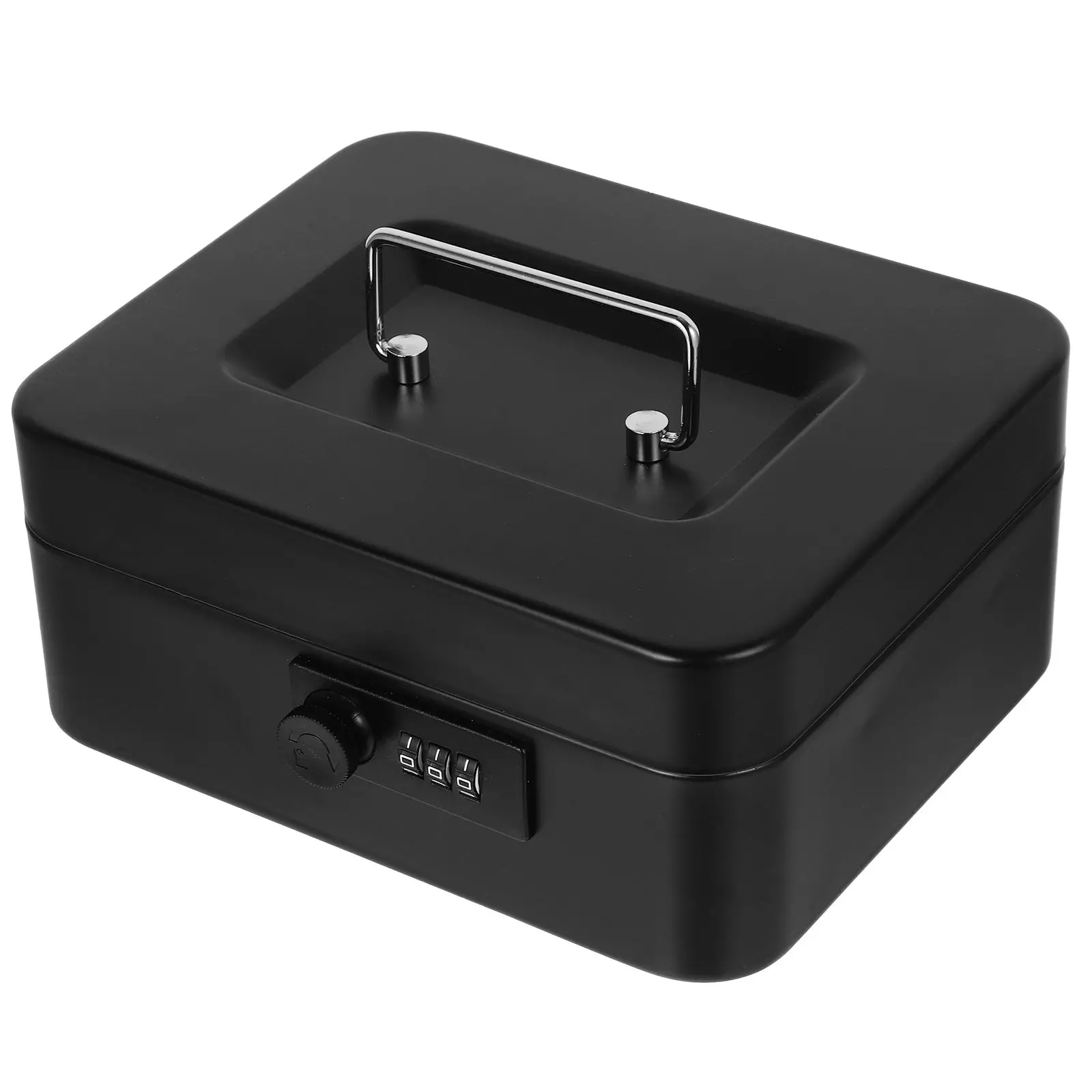 

Cash Register with Lock Organizer Boxes for Personal Items Small Metal Storage Iron