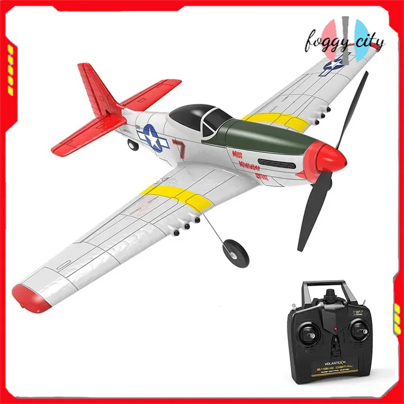 Volanex Rc Plan Fixed Wing Aircraft Model Mustang World War Ii, Real Remote-controlled Aircraft, Fighter P51d Wing Span 750mm