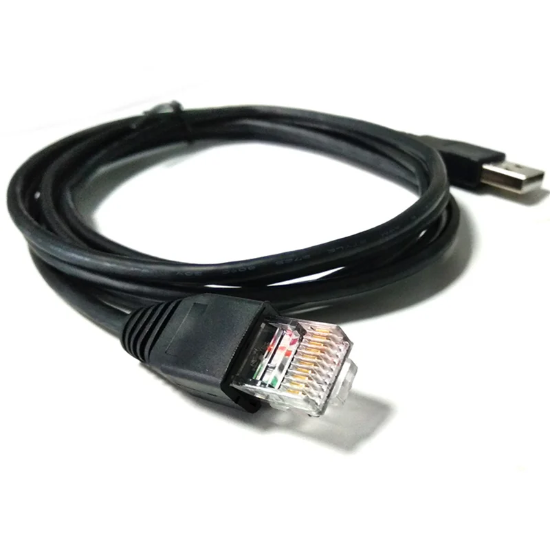 FUFU 2X Cable de consola USB a RJ50 AP9827 para APC Smart UPS 940-0127B 940-127C 940-0127E con bota de alivio de tensión moldeada, 5M