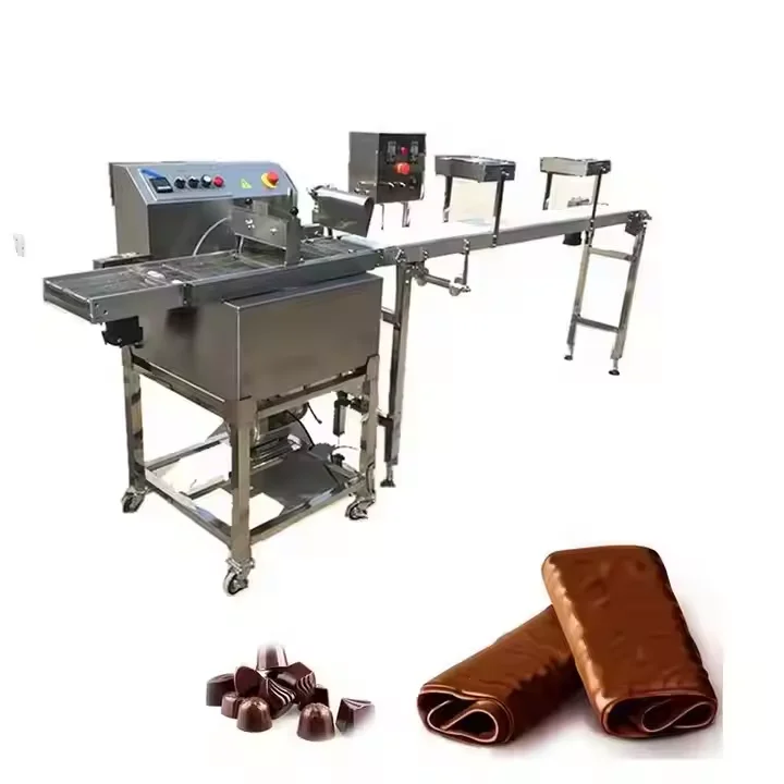 Full Automatic Industrial Chocolate Coating Machine/commercial Chocolate Making Machine
