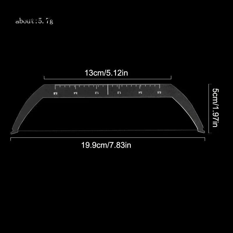 Pijl En Boog Wenkbrauw Mapping Liniaal Positionering Liniaal Wenkbrauw Tattoo Lijntekening Hulpgereedschap Permanente Make-up Accessoires