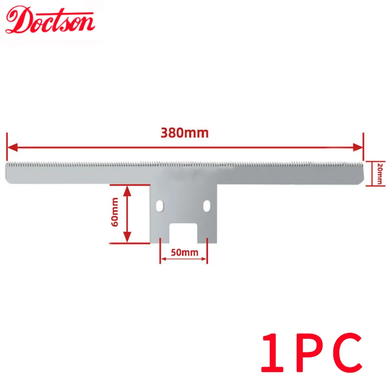 380*80*2mm Vertical Packing Machine T-shaped Cutting Blade Horizontal Sealing Machine Parts Saw Blade