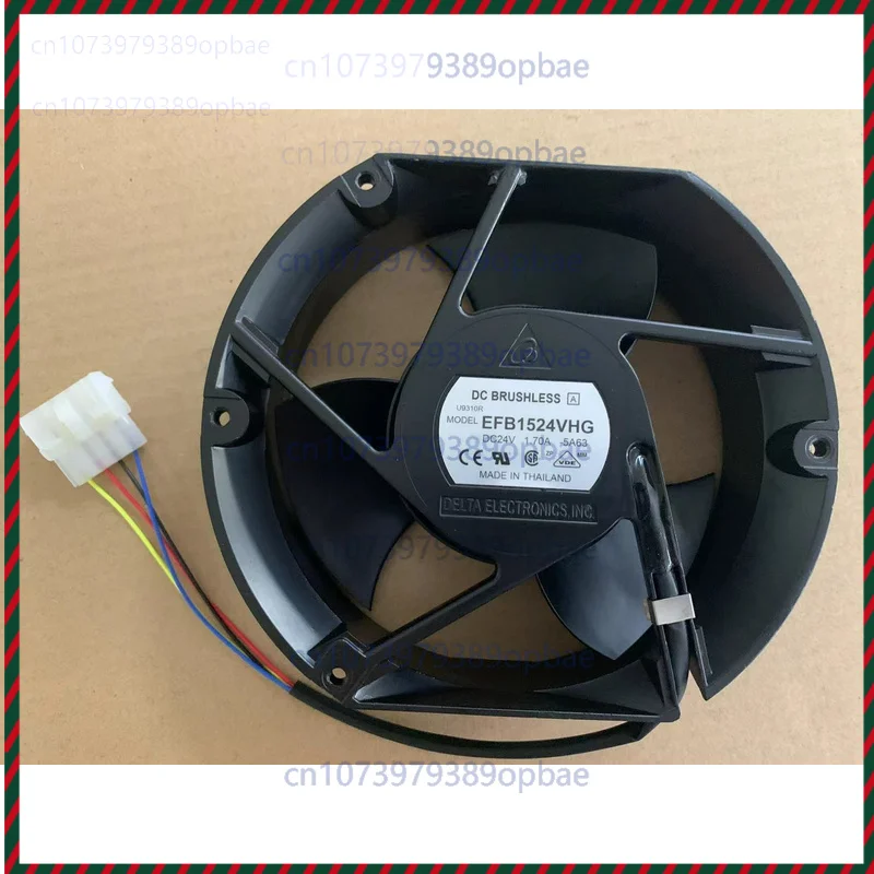 لدلتا EFB1524VHG 24 فولت 1.70A 4 سلك 15*17*5 سنتيمتر مروحة التبريد
