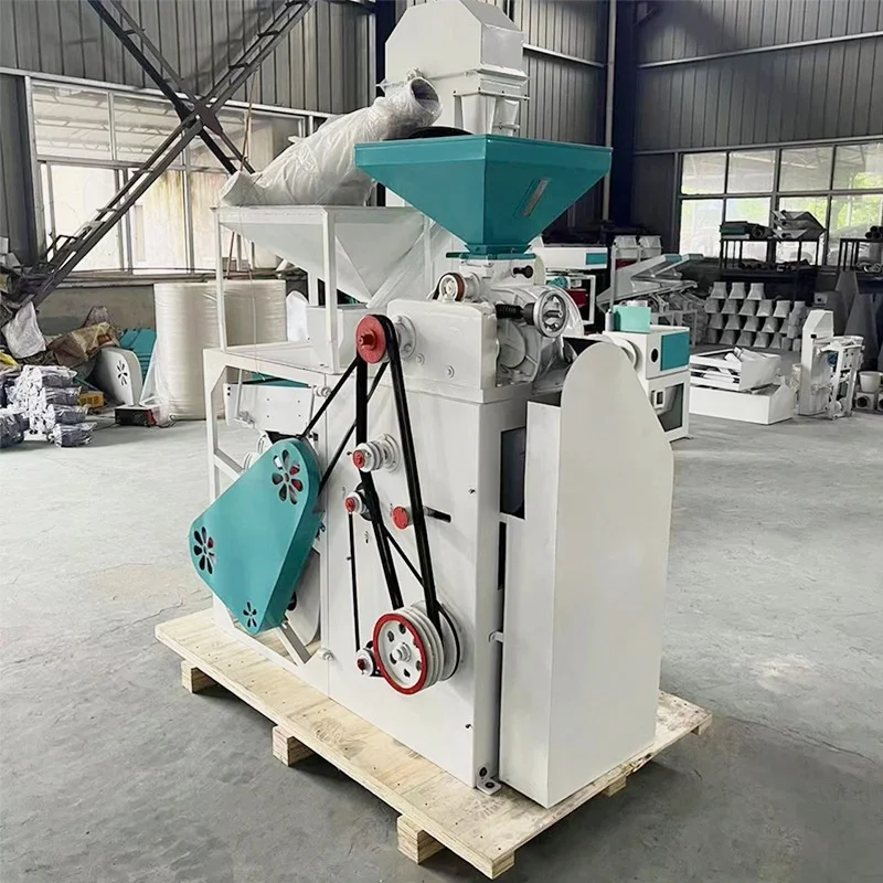 Manufacturer 8.5 Iron Roller Rice Mill Automatic Hulling Machine Rice Millet Milling And Hulling Machine Customized Processing