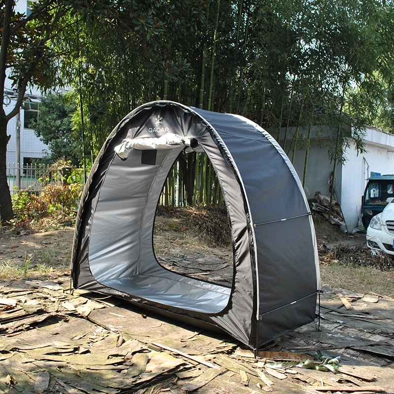 Waterproof Outdoor Bike Tent, Front and Rear Doors, Open 2 Bikes Bicycle Storage Shed, Motorcycle Outdoor Cover, Portable Shell