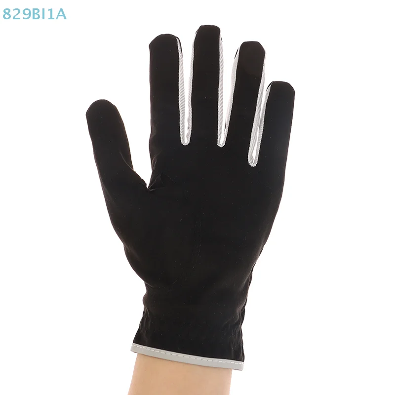 قفاز جولف لليد اليمنى اليسرى نانومتر قماش من الألياف الدقيقة قفاز جولف للرجال قابل للتنفس وقبضة ثابتة تدوم طويلاً فائقة النعومة وخفيفة الوزن