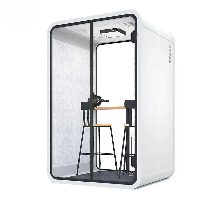 Contemporary Family Meeting Pod Office Acoustics Phone Booth Private Space Silent Office Pod Soundproofing