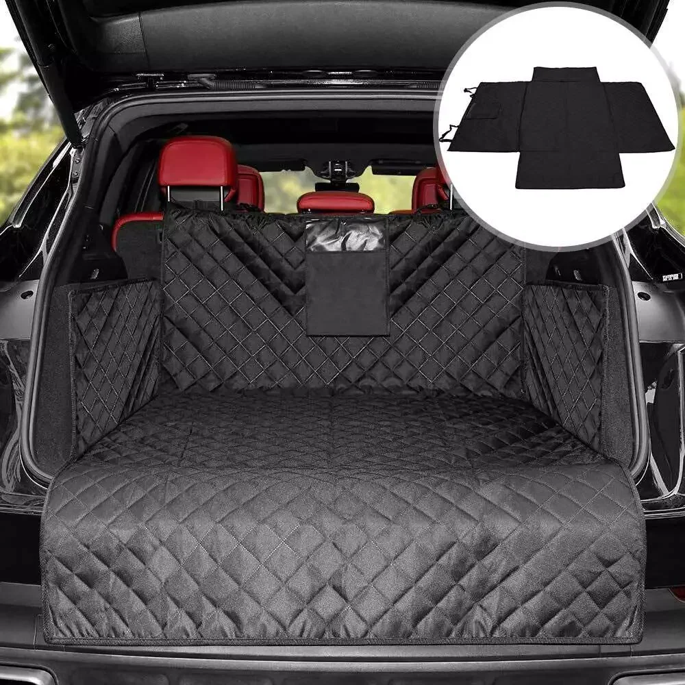 Car Pet Car Boot Liner Protector For Dogs Universal Car Boot Cover Waterproof Black Auto Goods Interior Accessories