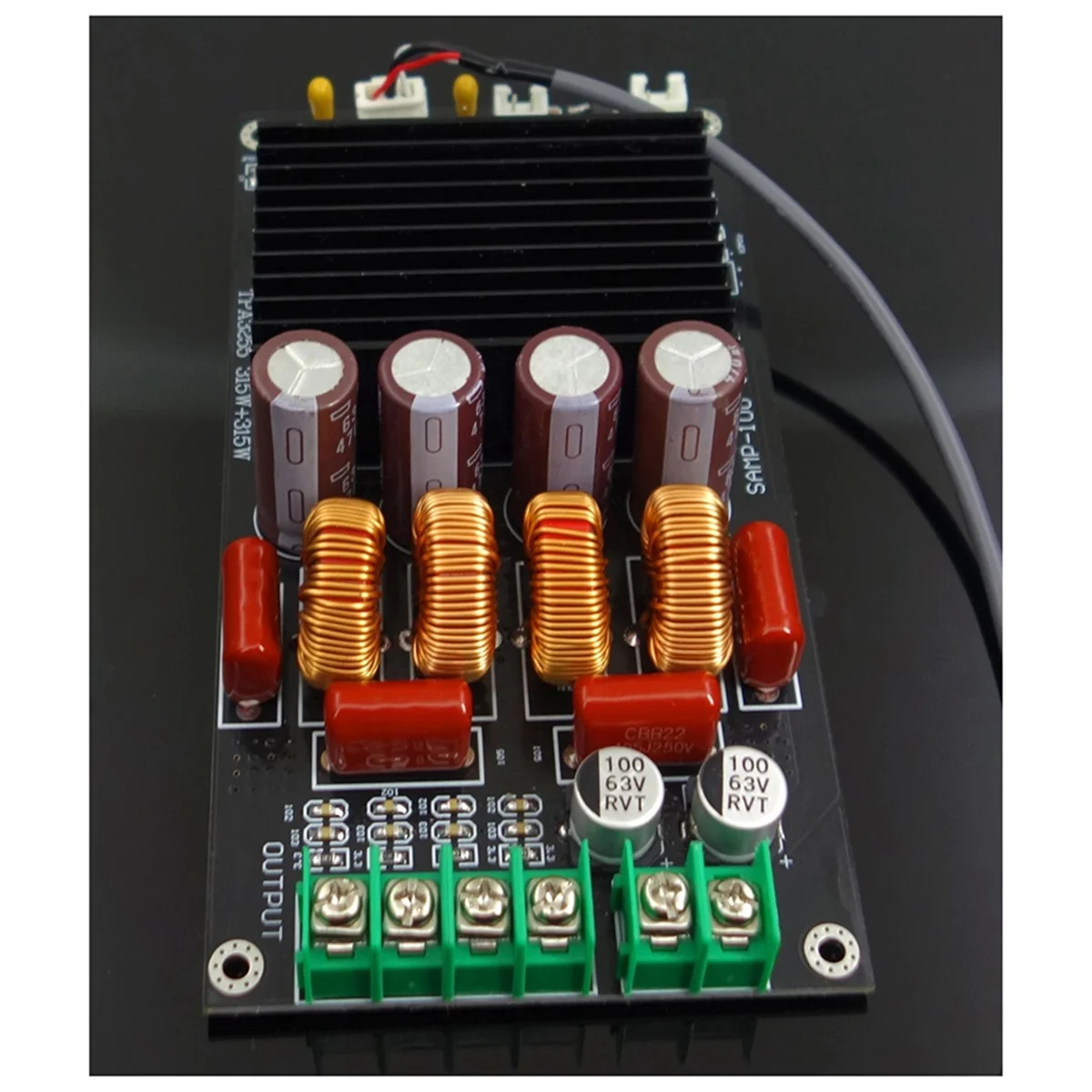 스테레오 HIFI 디지털 파워 앰프 보드, TPA3255 2x300W, 600W 클래스 D 오디오 사운드 앰프, 자동차 스피커 서브우퍼 가정용