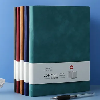 Cuadernos A6 y diarios, Bloc de notas, Agenda Diaria, planificador semanal, papel de escritura engrosado, cuaderno de negocios Retro de piel de oveja, 2024